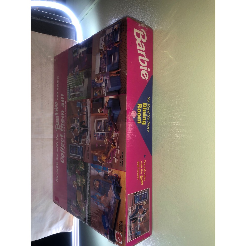 Vintage Barbie So Real So Now Dining Room Playset Mattel 67551-94 New In Box - Picture 4 of 7